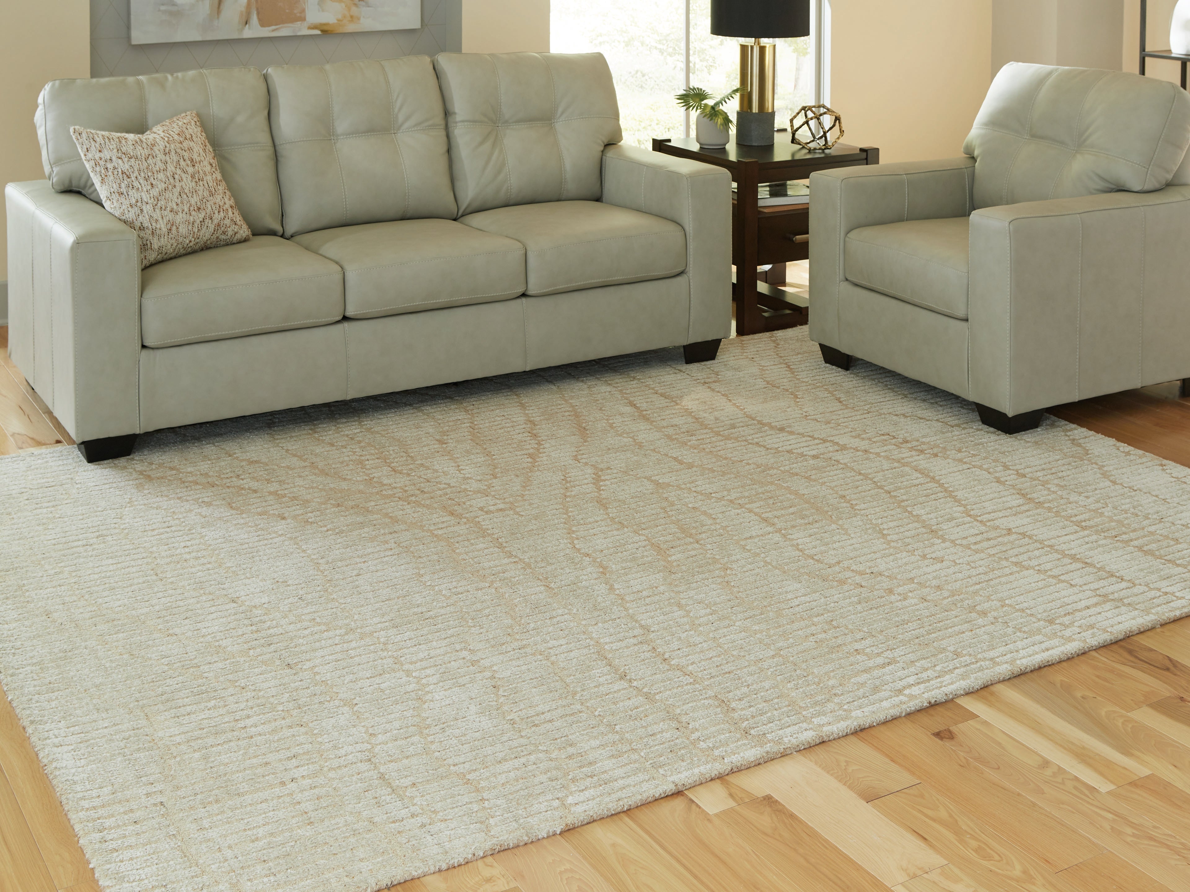 Orleans Furniture - Ashley Furniture - Jaseena Rug - 7'8" x 10' Area Rug / Beige/Tan - R407721