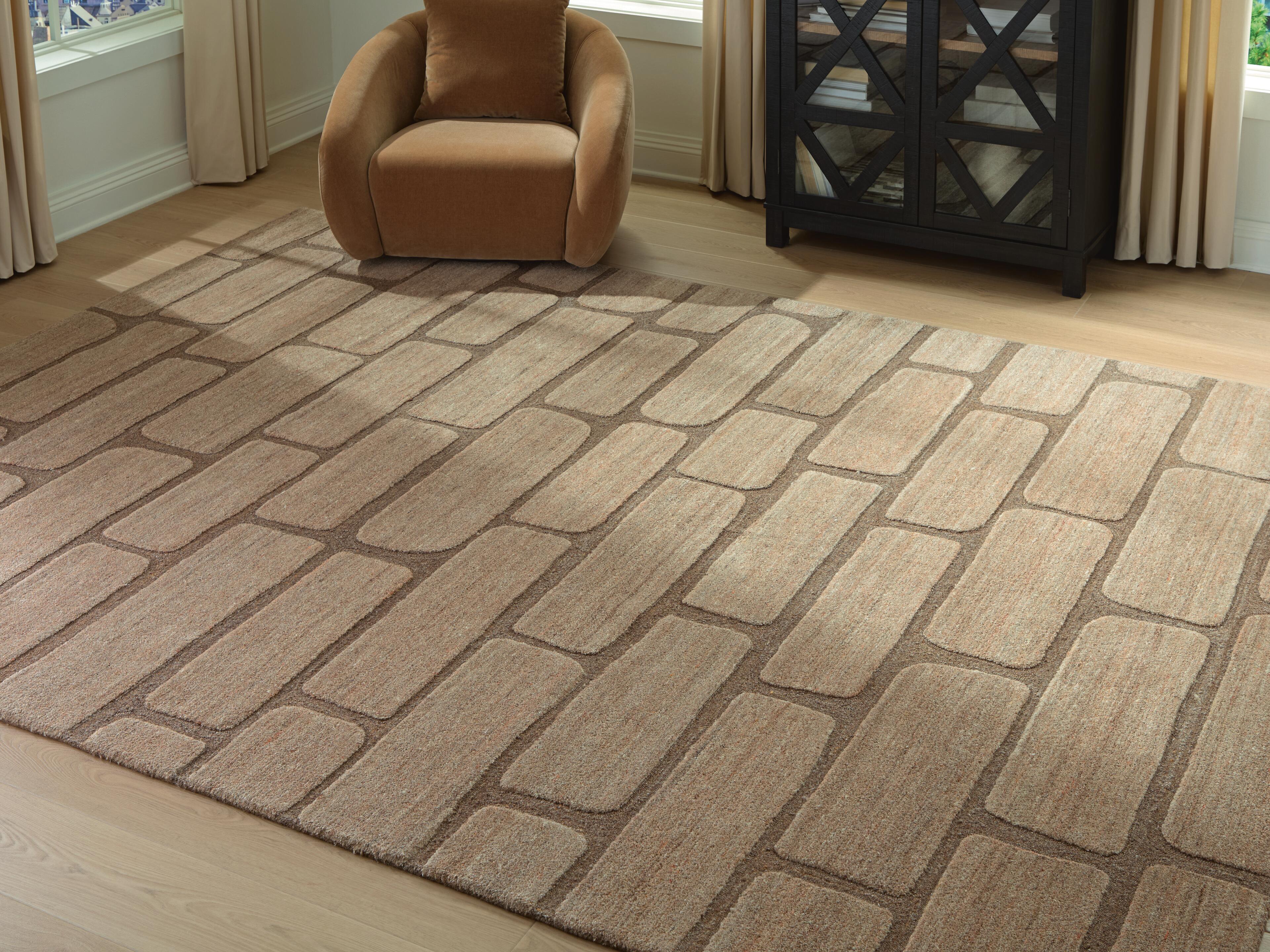 Orleans Furniture - Ashley Furniture - Orest Rug - Extra Large Rug / Brown - R407980