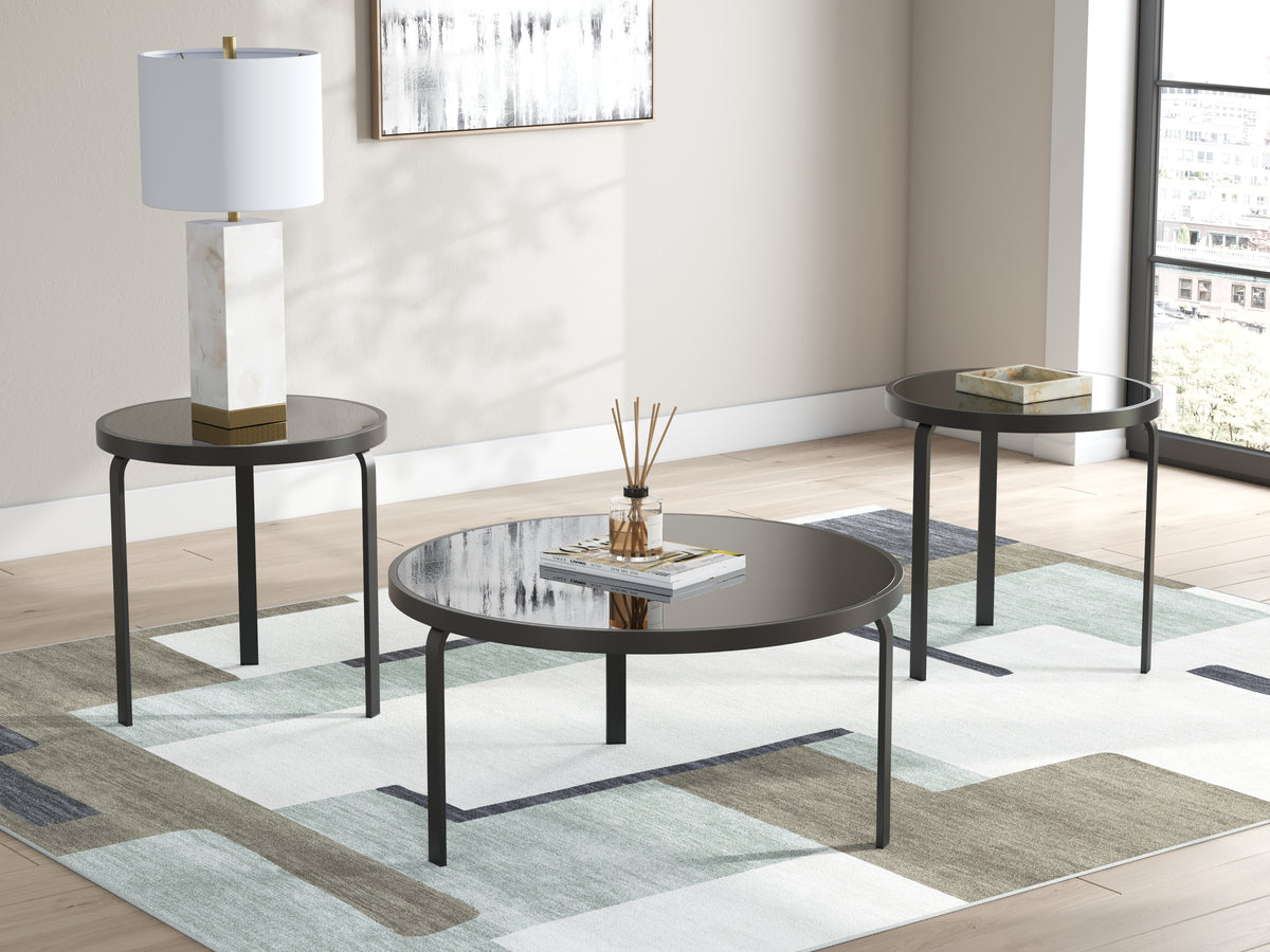 Orleans Furniture - Ashley Furniture - Dorylin Table (Set of 3) - Occasional Table Set (3/CN) / Black - T139-13
