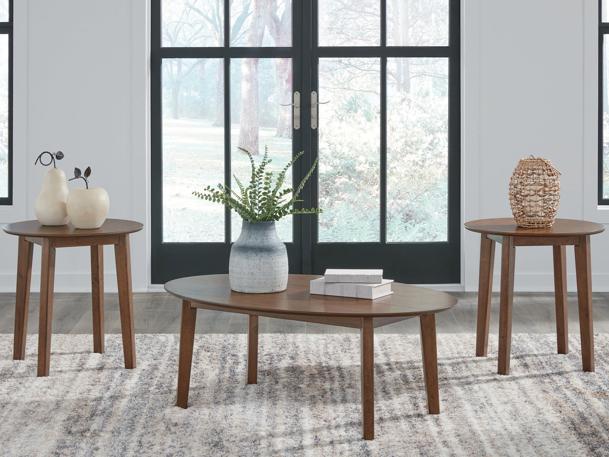 Orleans Furniture - Ashley Furniture - Gordonay Table (Set of 3) - Occasional Table Set (3/CN) / Brown - T155-13