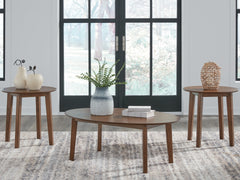 Orleans Furniture - Ashley Furniture - Gordonay Table (Set of 3) - Occasional Table Set (3/CN) / Brown - T155-13