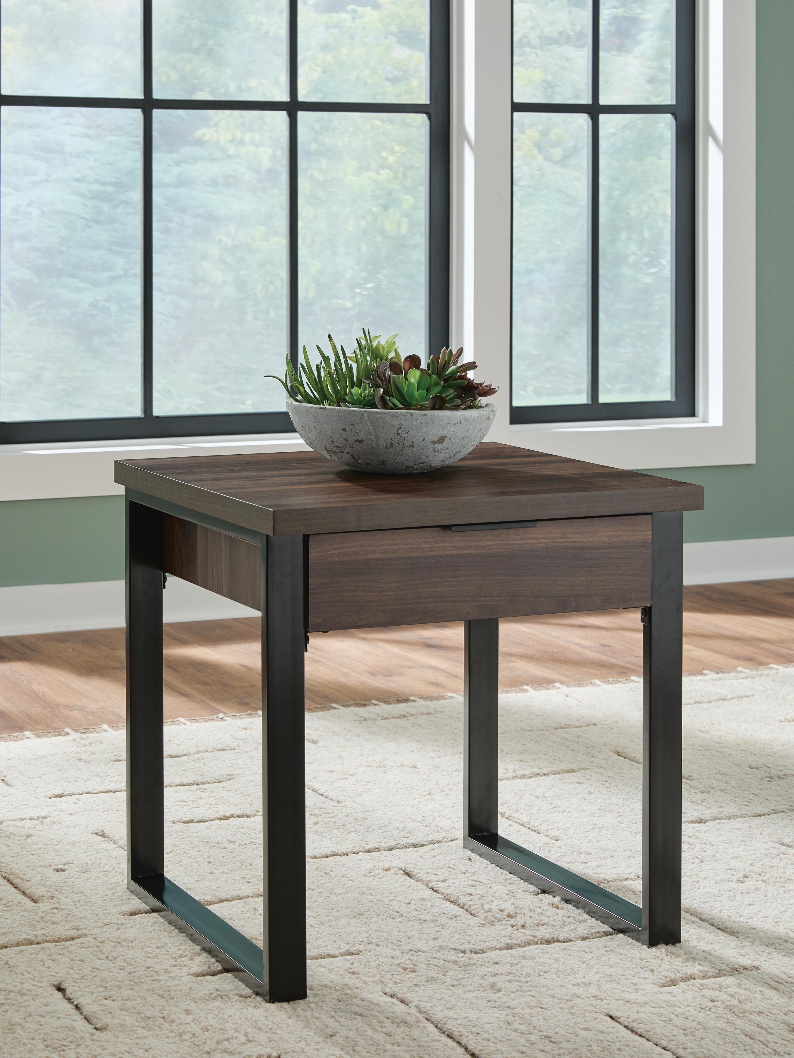 Orleans Furniture - Ashley Furniture - Wickman Falls End Table - Square End Table - T318-2