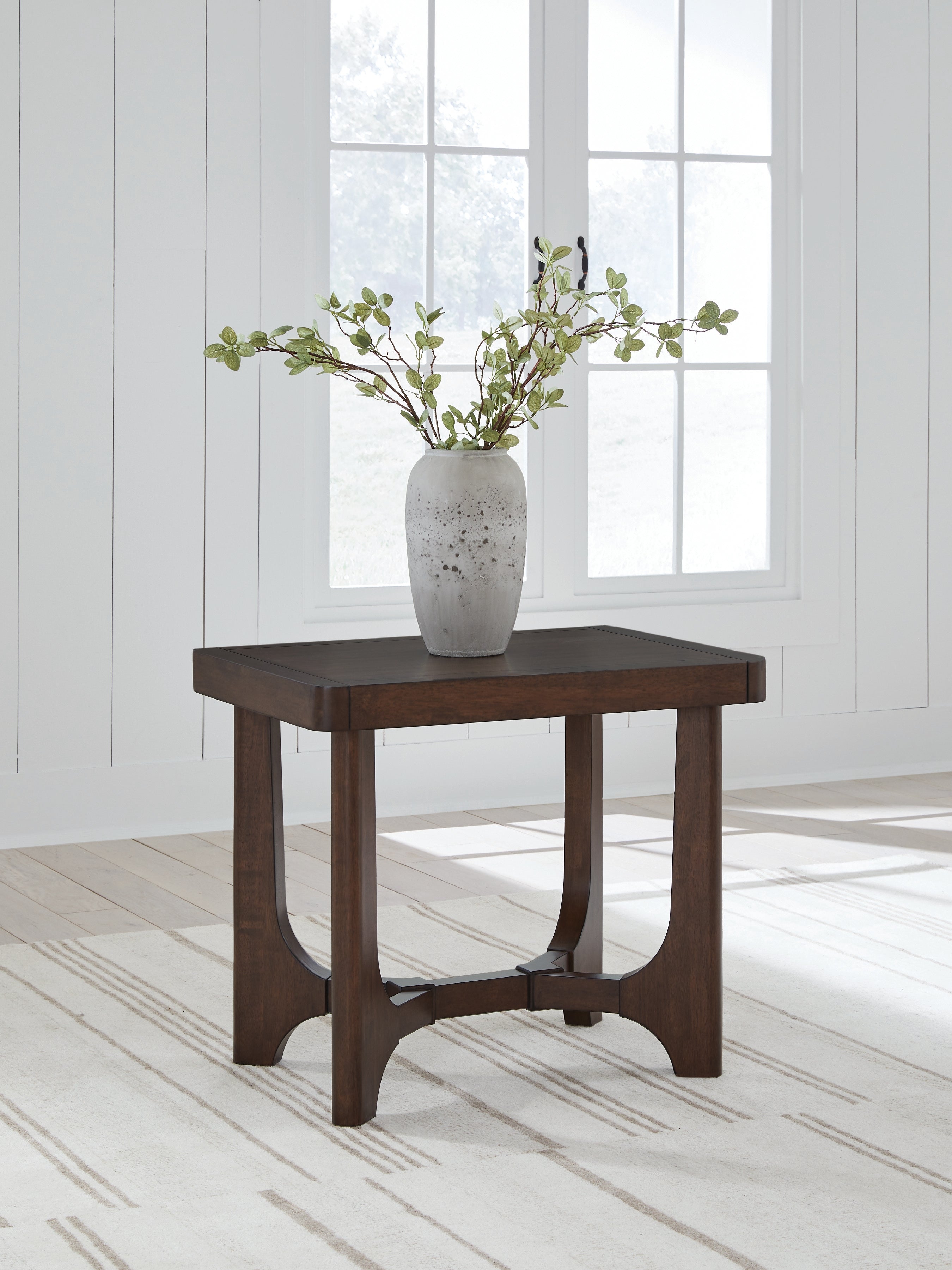 Orleans Furniture - Ashley Furniture - Korestone End Table - Rectangular End Table / Dark Brown - T438-3