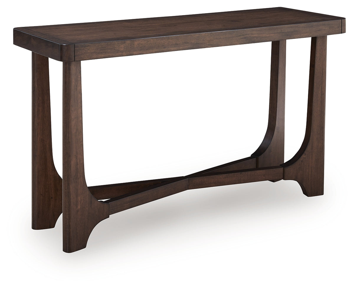 Orleans Furniture - Ashley Furniture - Korestone Sofa Table - Sofa Table / Dark Brown - T438-4