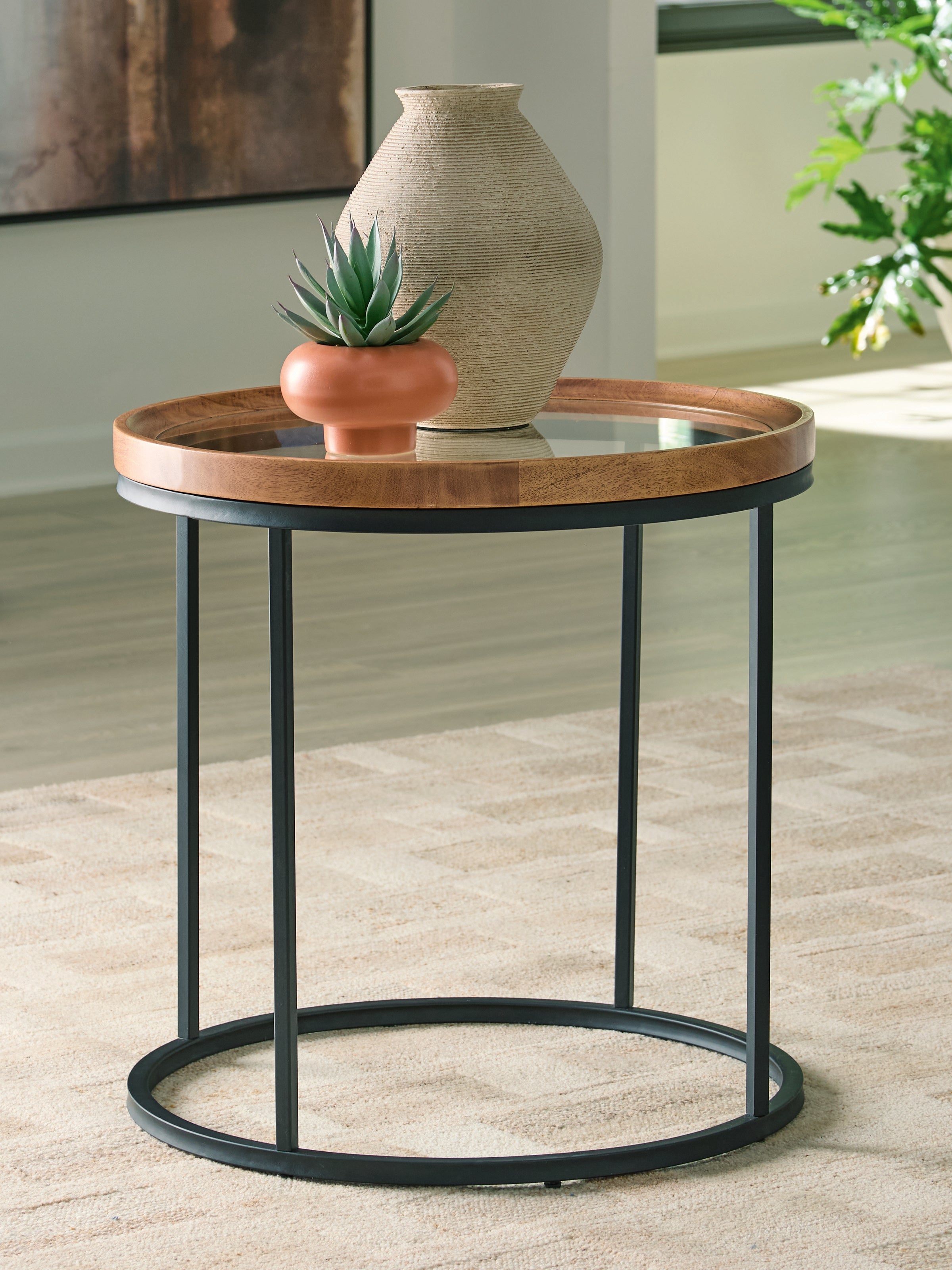 Orleans Furniture - Ashley Furniture - Noraluna End Table - Round End Table - T502-6