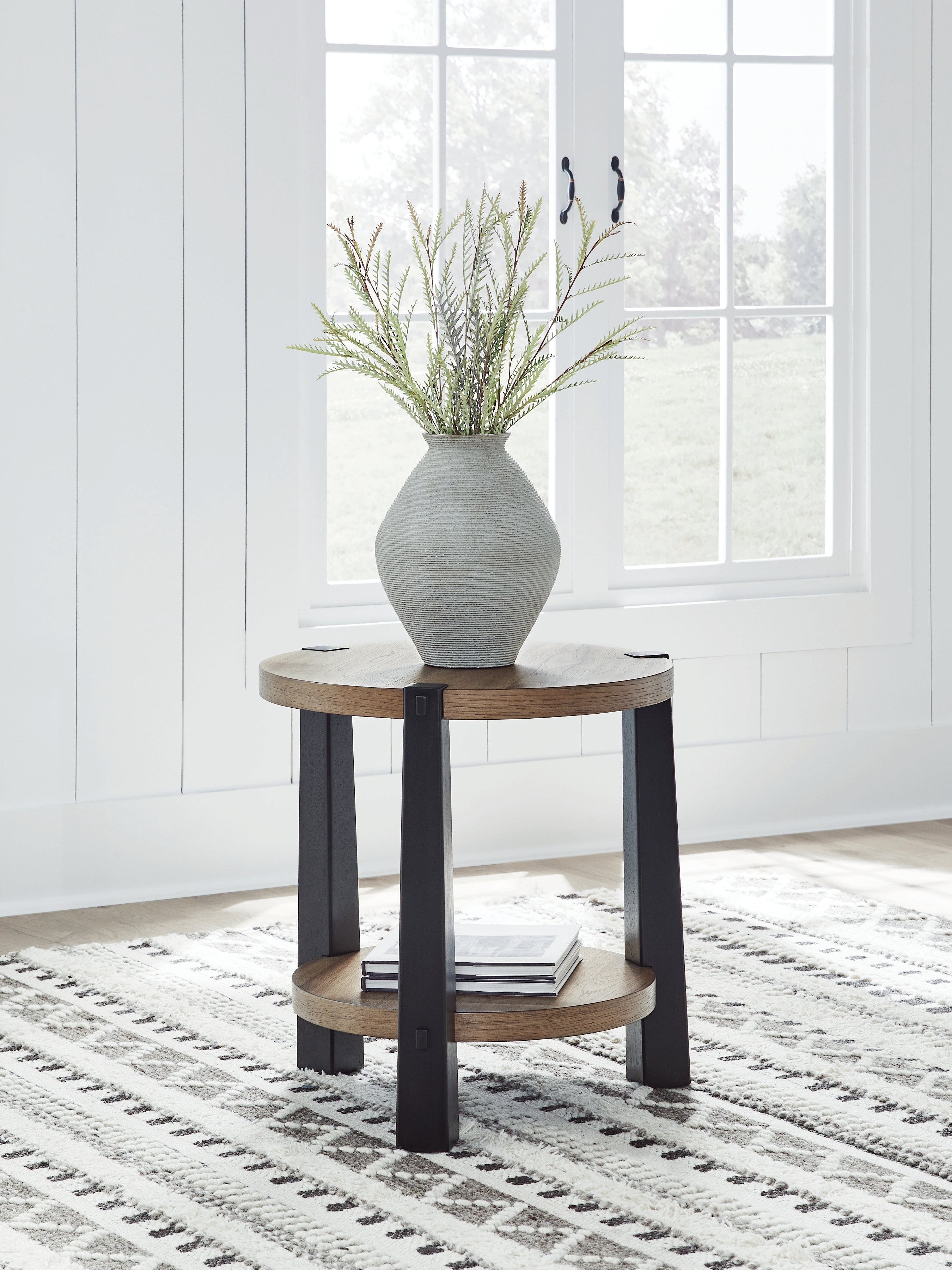 Orleans Furniture - Ashley Furniture - Ridgester End Table - Round End Table - T518-6