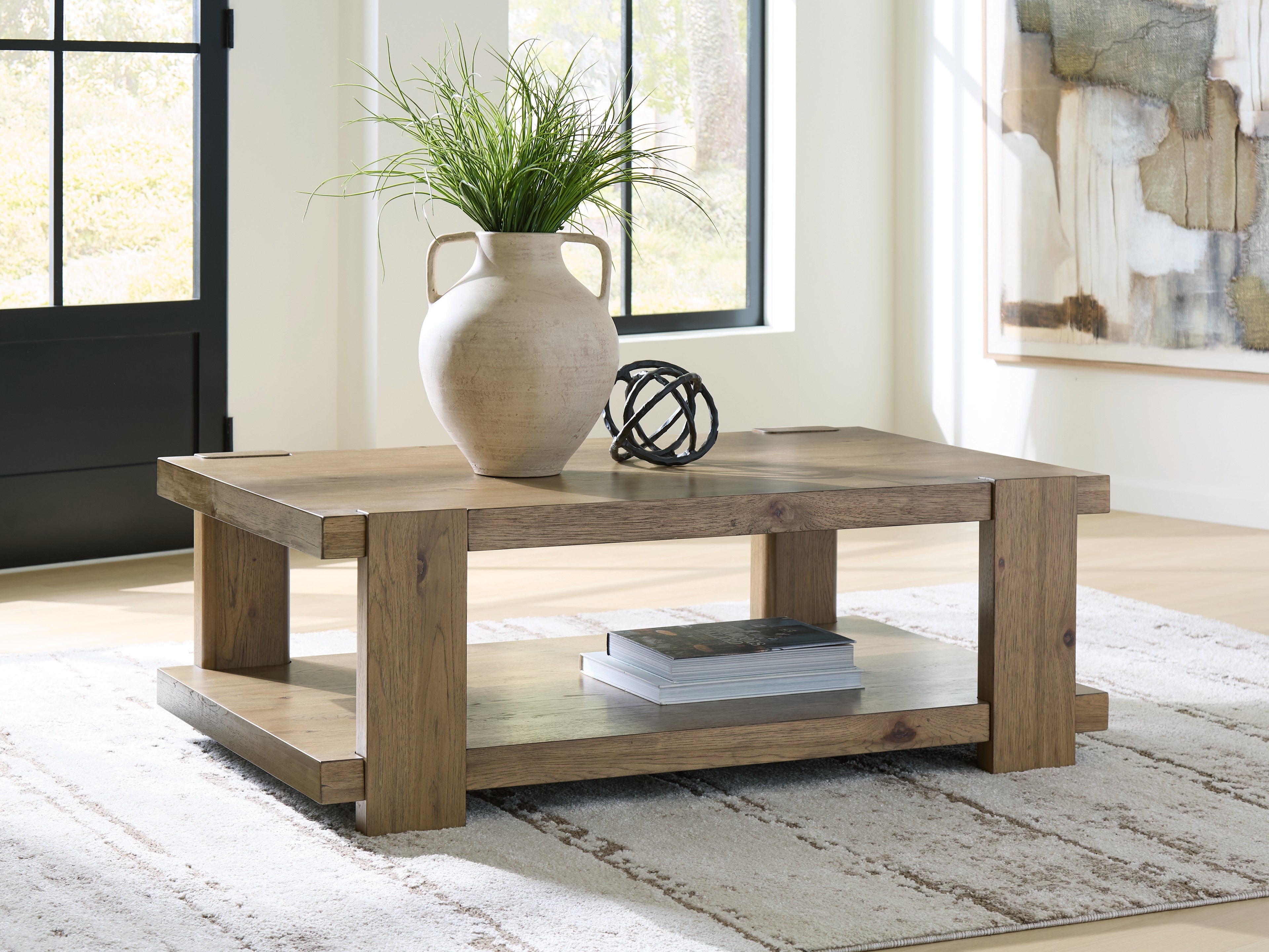 Orleans Furniture - Ashley Furniture - Flangren Coffee Table - Rectangular Cocktail Table - T553-1