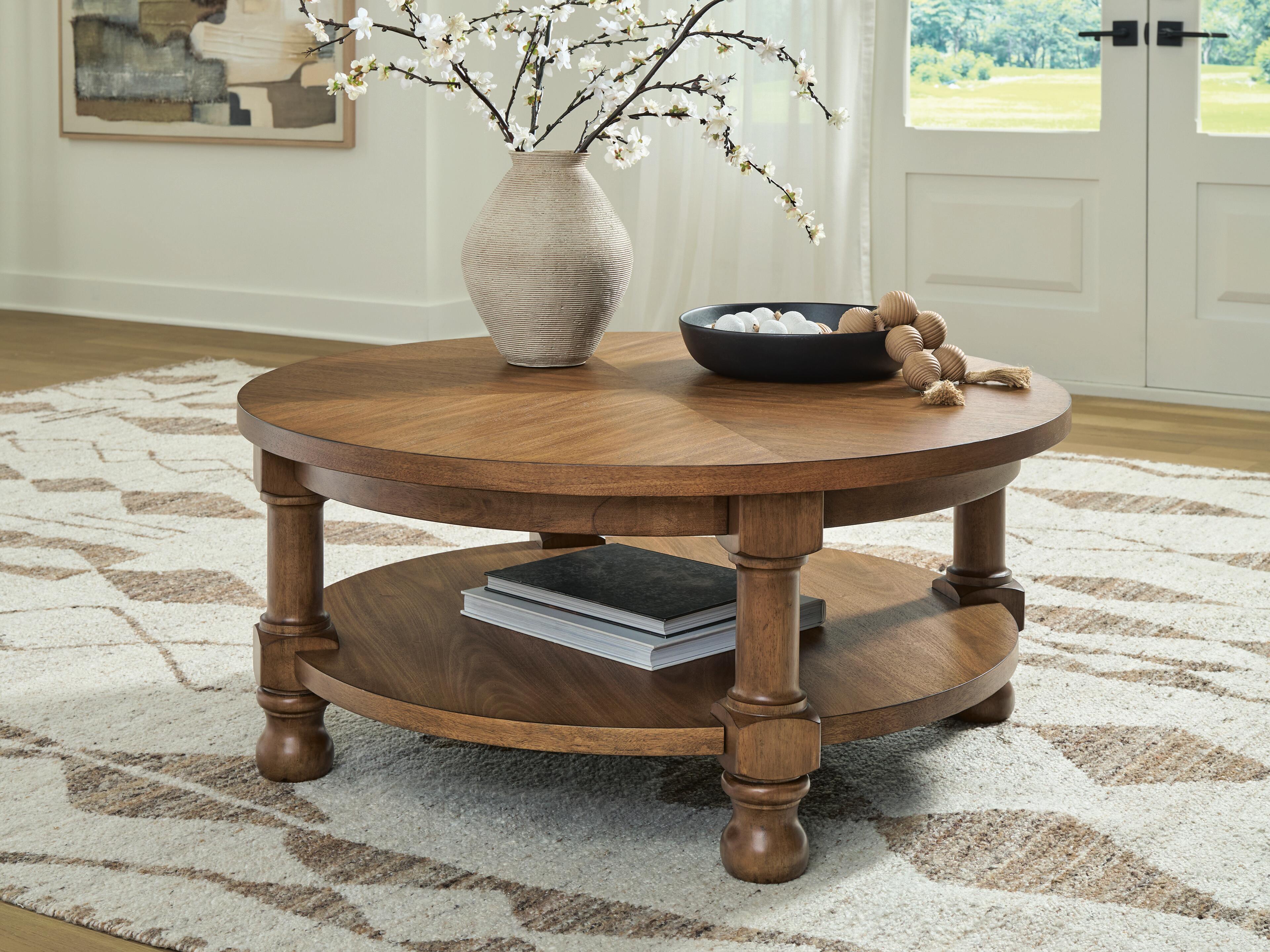 Orleans Furniture - Ashley Furniture - Chadworth Coffee Table - Round Cocktail Table - T614-8
