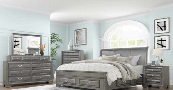 F2524 6 PIECE STORAGE BEDROOM SET