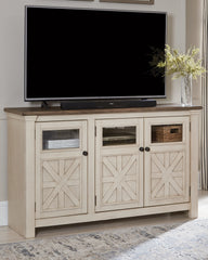 Orleans Furniture - Ashley Furniture - Bolanburg 60" TV Stand - 60" / White/Weathered Gray - W647-38