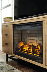Orleans Furniture - Ashley Furniture - Entertainment Accessories Electric Infrared Fireplace Insert - Electric Infrared Fireplace Insert / Black - W100-121