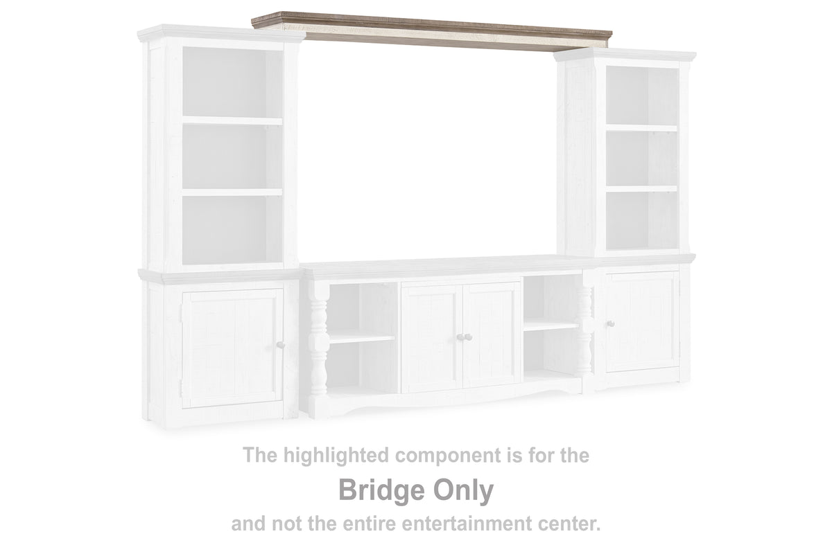 Orleans Furniture - Ashley Furniture - Havalance Entertainment Center - 4-Piece Entertainment Center / Two-tone - W814W1