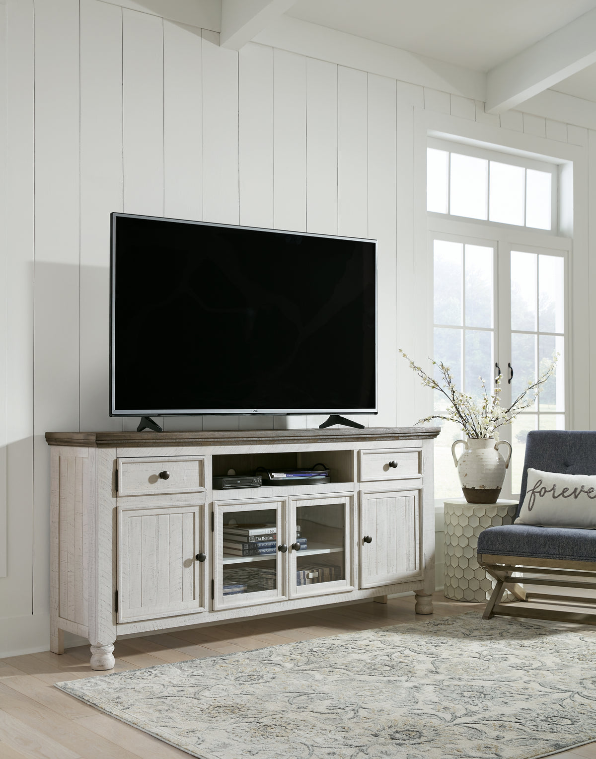 Orleans Furniture - Ashley Furniture - Havalance TV Stand - TV Stand / Two-tone - W814-68