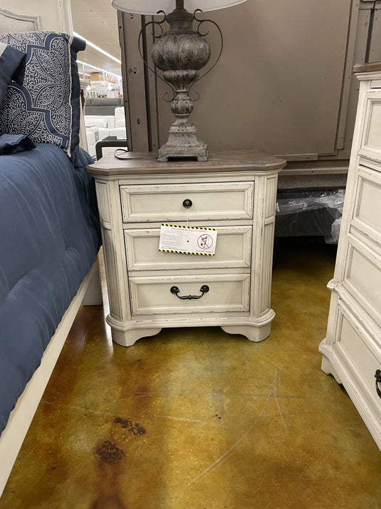 Valencia Bed with Dresser Mirror and Nightstand